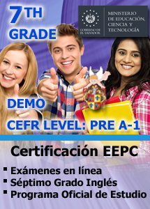 Demo Certification EEPC Seventh Grade